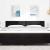 Tăblie cap Pe perete cu headboard Manual Negru 180 cm Catifea GartenMobel Dekor