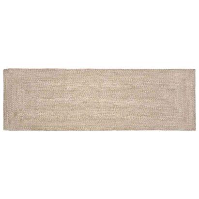 Covor Basketweave Natural și alb 60 x 300 cm Iută GartenMobel Dekor