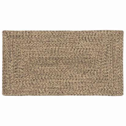 Covor Basketweave Natural și negru 60 x 110 cm Iută GartenMobel Dekor