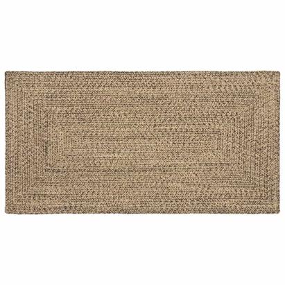 Covor Basketweave Natural și negru 80 x 150 cm Iută GartenMobel Dekor