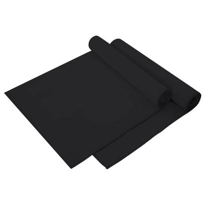 Prosoape Sport 2 pcs Negru 140 x 70 cm Poliester și poliamidă GartenMobel Dekor