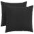 Perne pentru canapea 2 pcs Negru 50 x 50 cm GartenMobel Dekor