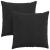 Perne pentru canapea 2 pcs Negru 60 x 60 cm GartenMobel Dekor