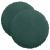 Perne de Șezut 2 pcs Verde închis Ø 40 x 13 cm Catifea GartenMobel Dekor