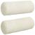 Perne Bolster 2 pcs Crem Ø 15 x 40 cm Țesătură din corduroy GartenMobel Dekor