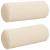 Perne Bolster 2 pcs Bej Ø 15 x 40 cm Țesătură din microfibră GartenMobel Dekor