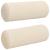 Perne Bolster 2 pcs Bej Ø 25 x 70 cm Țesătură din microfibră GartenMobel Dekor