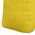 Perna pentru spate Galben 60 x 24 x 50 cm Catifea GartenMobel Dekor