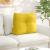 Perna pentru spate Galben 60 x 24 x 50 cm Catifea GartenMobel Dekor