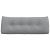 Perna pentru spate Gri deschis 120 x 24 x 50 cm țesătură GartenMobel Dekor