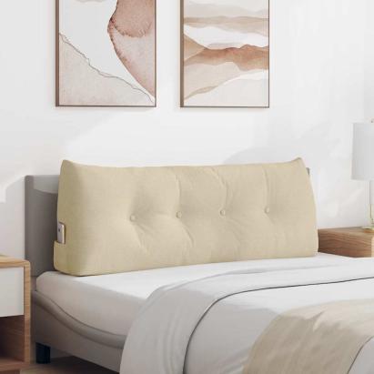 Perna pentru spate Crem 120 x 24 x 50 cm țesătură GartenMobel Dekor