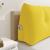Perna pentru spate Galben Deschis 120 x 24 x 50 cm țesătură GartenMobel Dekor