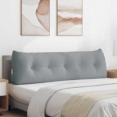 Perna pentru spate Gri deschis 160 x 24 x 50 cm țesătură GartenMobel Dekor