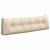 Perna pentru spate Crem 160 x 24 x 50 cm țesătură GartenMobel Dekor