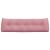 Perna pentru spate Roz 160 x 24 x 50 cm Catifea GartenMobel Dekor