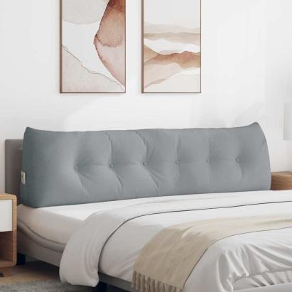 Perna pentru spate Gri deschis 180 x 24 x 50 cm țesătură GartenMobel Dekor