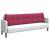 Perna pentru spate Roșu Vin 200 x 24 x 50 cm Catifea GartenMobel Dekor
