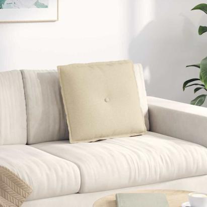Perna pentru spate Crem 200 x 19 x 50 cm țesătură GartenMobel Dekor
