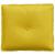 Perna pentru spate Galben 50 x 45 cm Țesătură din corduroy GartenMobel Dekor
