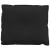 Perna pentru spate Negru 60 x 19 x 50 cm țesătură GartenMobel Dekor