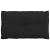 Perna pentru spate Negru 200 x 19 x 50 cm țesătură GartenMobel Dekor