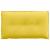 Perna pentru spate Galben Deschis 200 x 19 x 50 cm țesătură GartenMobel Dekor