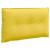 Perna pentru spate Galben Deschis 200 x 19 x 50 cm țesătură GartenMobel Dekor