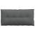 Perna pentru spate Gri închis 200 x 19 x 50 cm țesătură GartenMobel Dekor