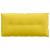 Perna pentru spate Galben Deschis 200 x 19 x 50 cm țesătură GartenMobel Dekor