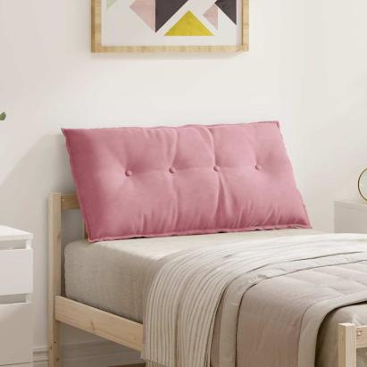 Perna pentru spate Roz 100 x 50 cm Țesătură din corduroy GartenMobel Dekor