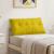 Perna pentru spate Galben 100 x 50 cm Țesătură din corduroy GartenMobel Dekor