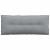 Perna pentru spate Gri deschis 120 x 19 x 50 cm țesătură GartenMobel Dekor
