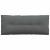 Perna pentru spate Gri închis 120 x 19 x 50 cm țesătură GartenMobel Dekor