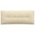 Perna pentru spate Crem 120 x 19 x 50 cm țesătură GartenMobel Dekor
