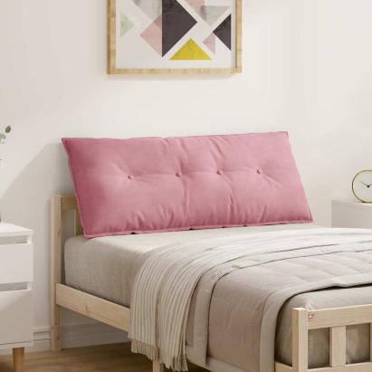 Perna pentru spate Roz 120 x 50 cm Țesătură din corduroy GartenMobel Dekor