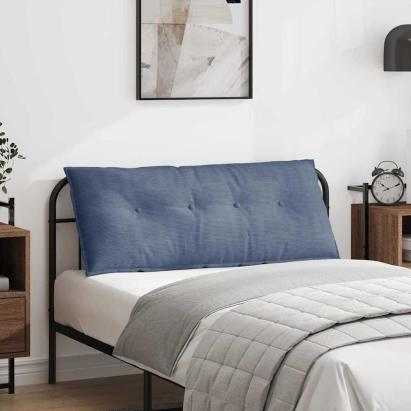 Perna pentru spate albastru 120 x 50 cm Țesătură din corduroy GartenMobel Dekor