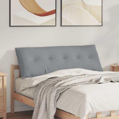 Perna pentru spate Gri deschis 140 x 19 x 50 cm țesătură GartenMobel Dekor