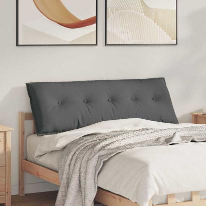 Perna pentru spate Gri închis 140 x 19 x 50 cm țesătură GartenMobel Dekor