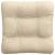 Perne de Șezut 4 pcs Crem 40 x 40 x 12 cm țesătură GartenMobel Dekor