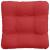 Perne de Șezut 4 pcs Roșu 40 x 40 x 12 cm țesătură GartenMobel Dekor