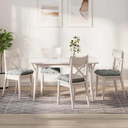 Perne de Șezut 4 pcs Gri deschis 40 x 40 cm GartenMobel Dekor