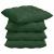 Perne de Șezut 4 pcs Verde închis 40 x 40 x 6 cm GartenMobel Dekor