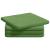 Perne de Șezut 4 pcs Verde deschis 40 x 40 x 3 cm Catifea GartenMobel Dekor