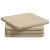 Perne de Șezut 4 pcs Crem 40 x 40 x 3 cm GartenMobel Dekor
