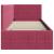 Cadru de pat colțar cu headboard bordo 80 x 200 cm Catifea GartenMobel Dekor