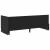 Cadru de pat colțar cu headboard Negru 80 x 200 cm Catifea GartenMobel Dekor