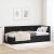 Cadru de pat colțar cu headboard Negru 80 x 200 cm Catifea GartenMobel Dekor