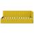 Cadru de pat colțar cu headboard Galben 80 x 200 cm Catifea GartenMobel Dekor