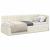 Cadru de pat colțar cu headboard Crem 80 x 200 cm Catifea GartenMobel Dekor