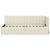 Cadru de pat colțar cu headboard Crem 80 x 200 cm Catifea GartenMobel Dekor
